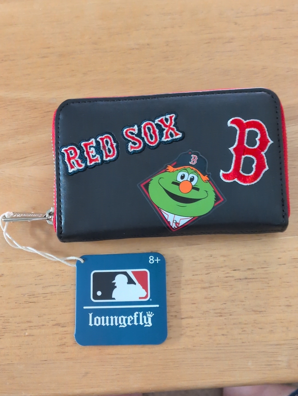 Boston Red Sox With Wally Zipper Wallet